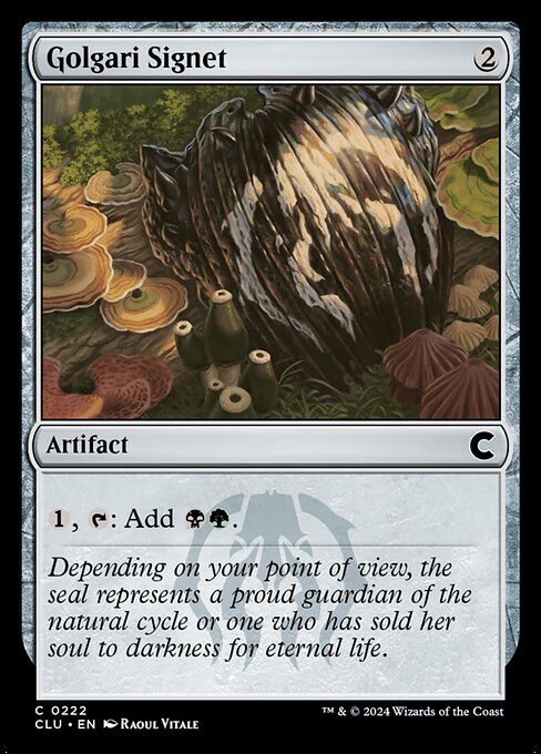 Ravnica: Clue Edition - 222 - Golgari Signet - Common - C - Non-foil