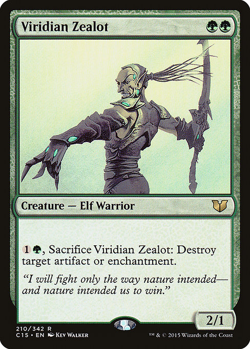 Commander 2015 - 210 - Viridian Zealot - Rare - G - Non-foil