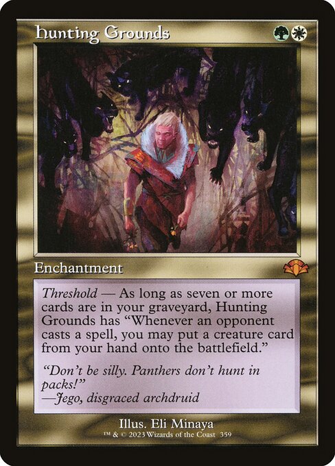 Dominaria Remastered - 359 - Hunting Grounds - Mythic - WG - Foil