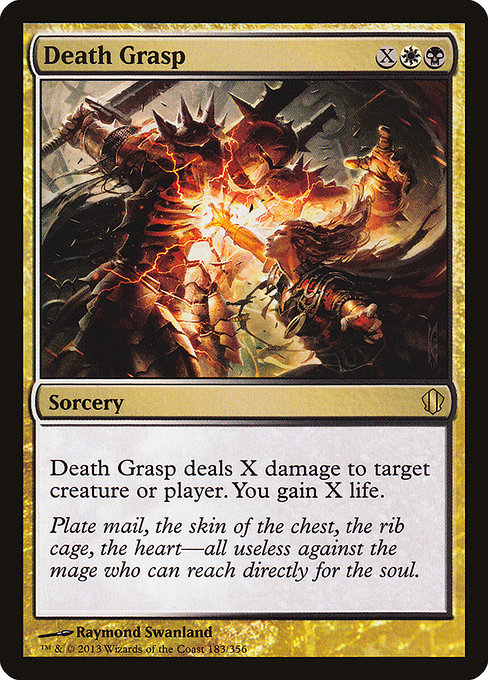 Commander 2013 - 183 - Death Grasp - Rare - WB - Non-foil