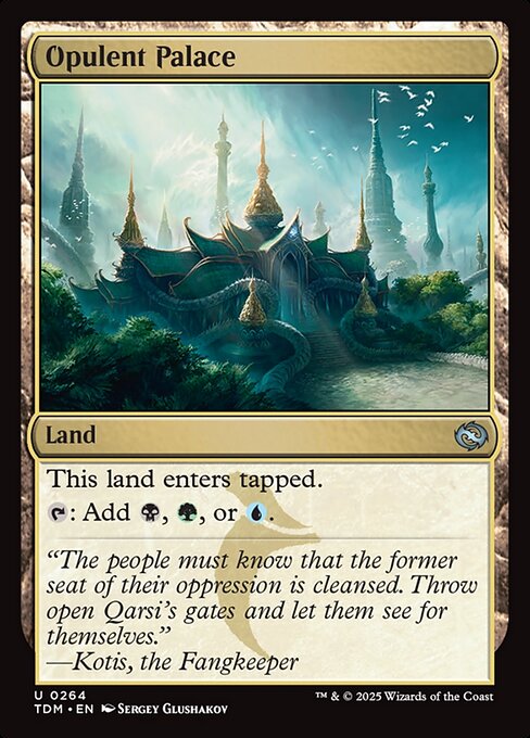 Tarkir: Dragonstorm - 264 - Opulent Palace - Uncommon - C - Non-foil