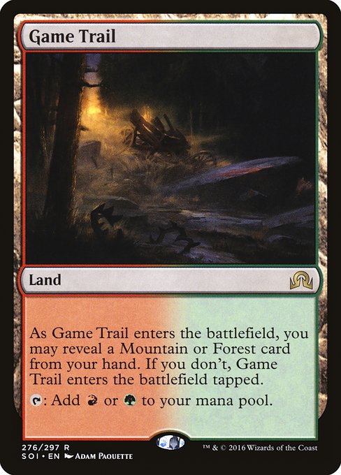 Shadows over Innistrad - 276 - Game Trail - Rare - C - Non-foil