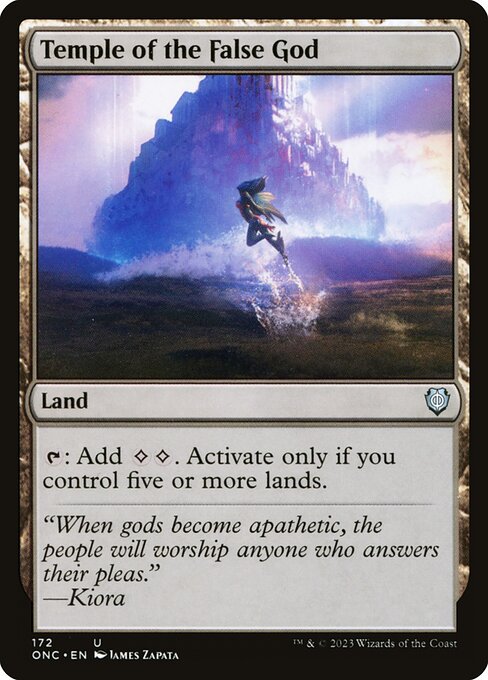Phyrexia: All Will Be One Commander - 172 - Temple of the False God - Uncommon - C - Non-foil