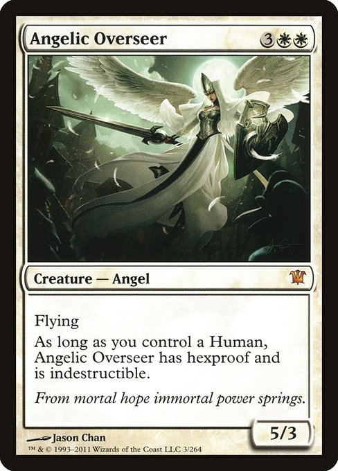 Innistrad - 3 - Angelic Overseer - Mythic - W - Non-foil