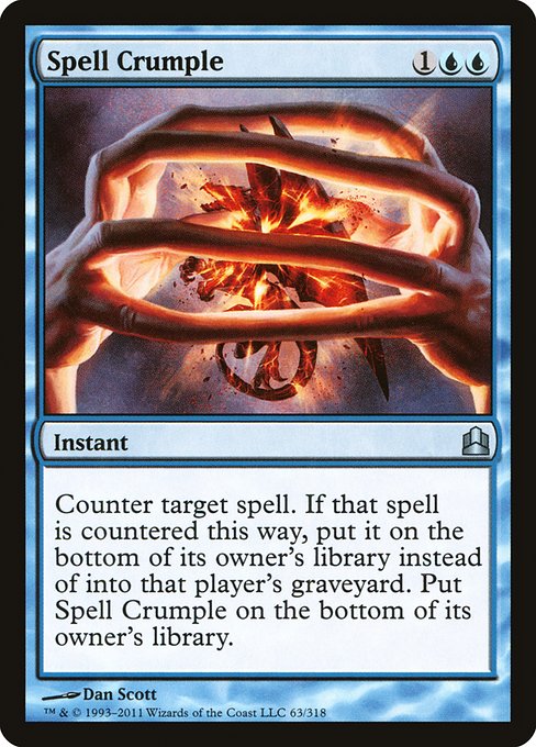 Commander 2011 - 63 - Spell Crumple - Uncommon - U - Non-foil