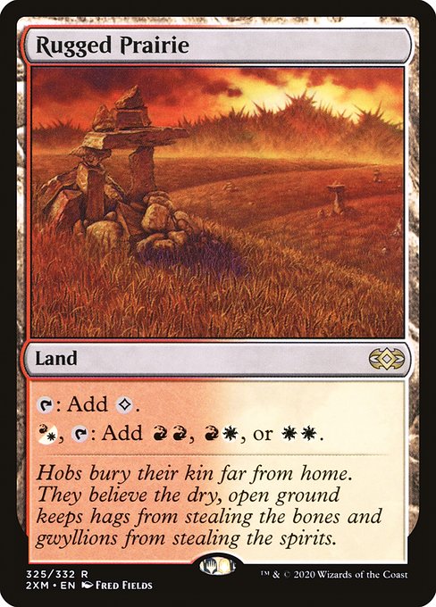 Double Masters - 325 - Rugged Prairie - Rare - C - Non-foil