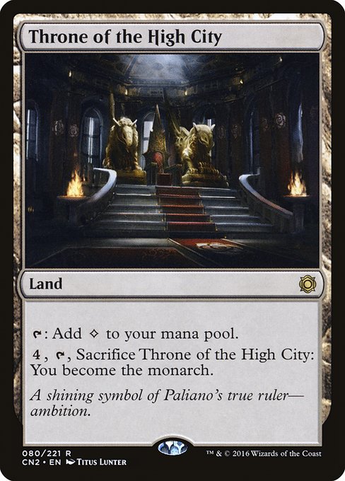 Conspiracy: Take the Crown - 80 - Throne of the High City - Rare - C - Non-foil