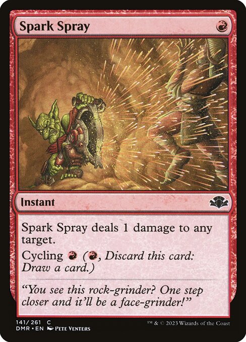 Dominaria Remastered - 141 - Spark Spray - Common - R - Non-foil