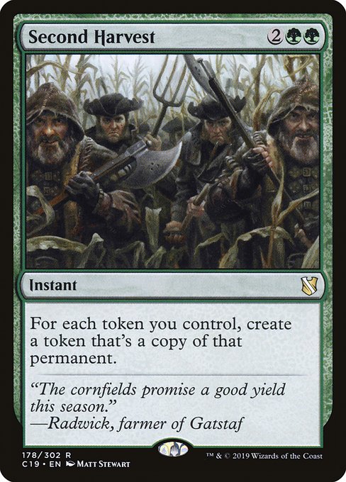 Commander 2019 - 178 - Second Harvest - Rare - G - Non-foil