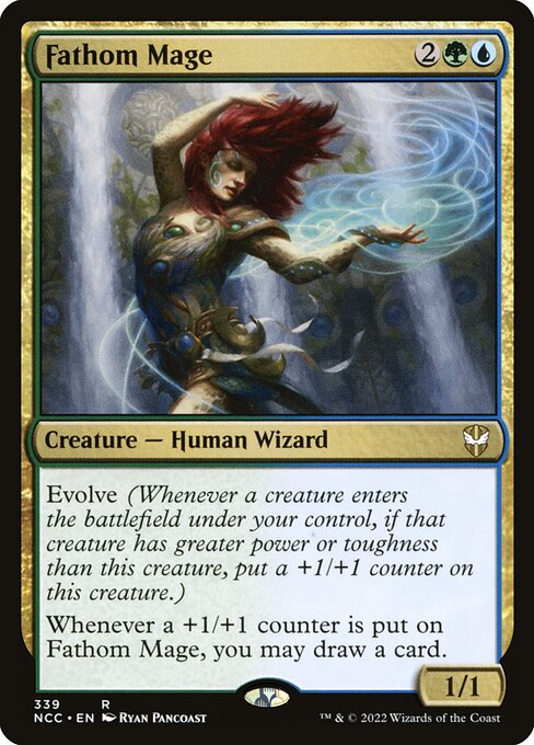 New Capenna Commander - 339 - Fathom Mage - Rare - UG - Non-foil
