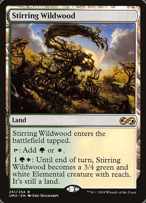 Ultimate Masters - 251 - Stirring Wildwood - Rare - C - Non-foil