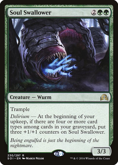 Shadows over Innistrad - 230 - Soul Swallower - Rare - G - Non-foil