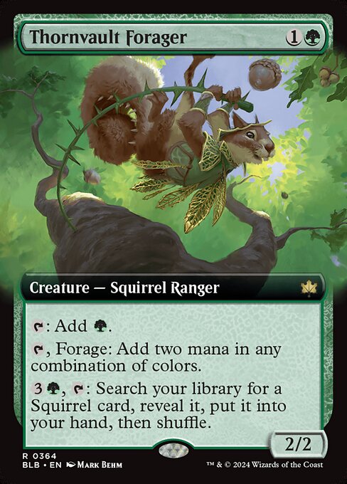 Bloomburrow - 364 - Thornvault Forager - Rare - G - Non-foil