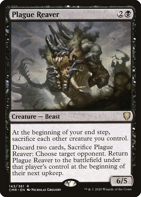 Commander Legends - 143 - Plague Reaver - Rare - B - Non-foil