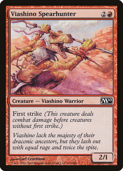 Magic 2010 - 161 - Viashino Spearhunter - Common - R - Non-foil