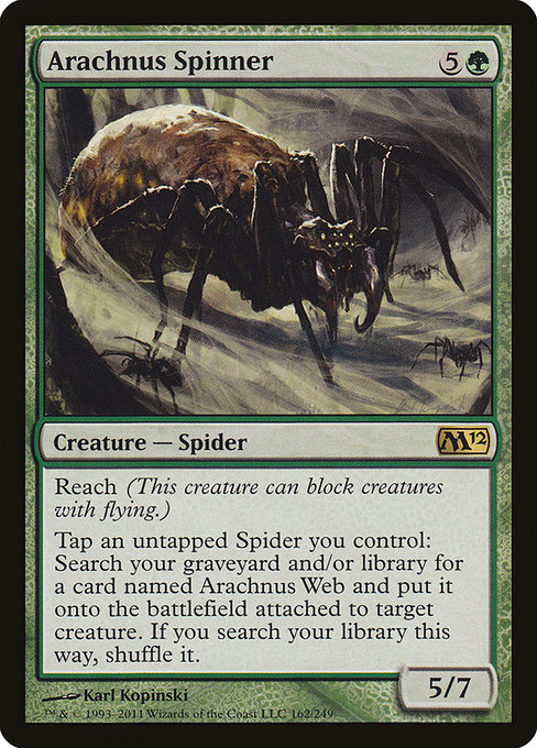 Magic 2012 - 162 - Arachnus Spinner - Rare - G - Non-foil