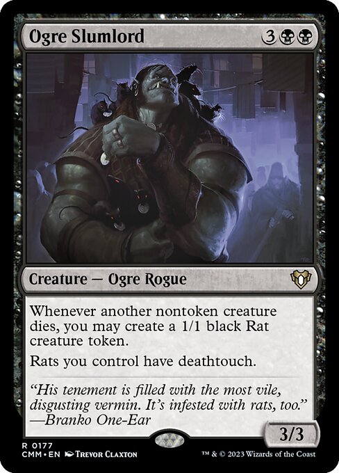 Commander Masters - 177 - Ogre Slumlord - Rare - B - Non-foil
