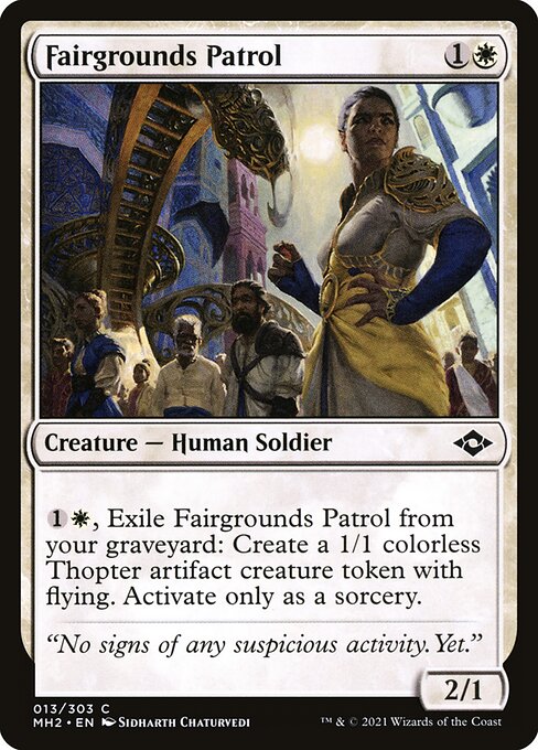 Modern Horizons 2 - 13 - Fairgrounds Patrol - Common - W - Non-foil