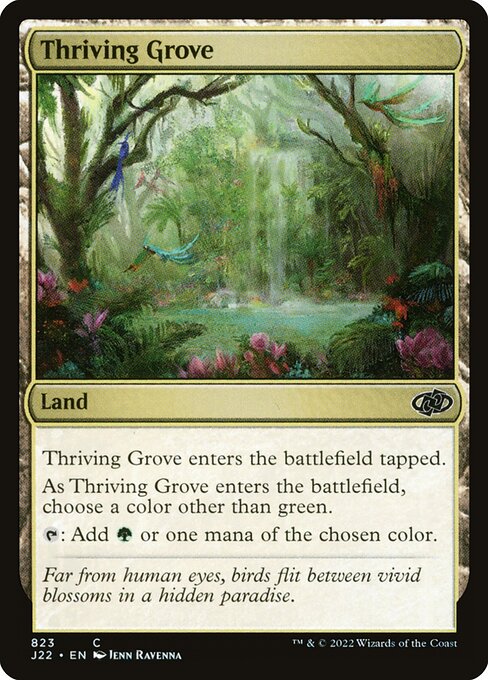Jumpstart 2022 - 823 - Thriving Grove - Common - C - Non-foil