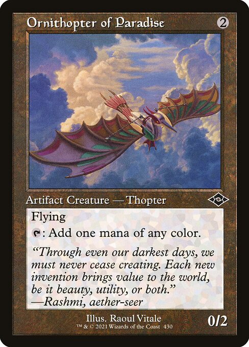 Modern Horizons 2 - 430 - Ornithopter of Paradise - Common - C - Foil