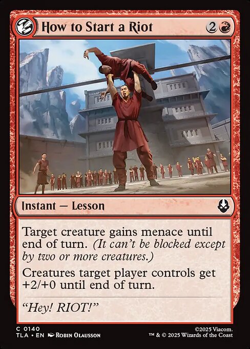 Avatar: The Last Airbender - 140 - How to Start a Riot - Common - R - Non-foil