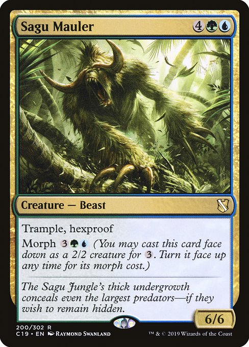 Commander 2019 - 200 - Sagu Mauler - Rare - UG - Non-foil