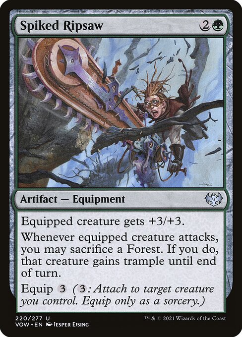 Innistrad: Crimson Vow - 220 - Spiked Ripsaw - Uncommon - G - Non-foil