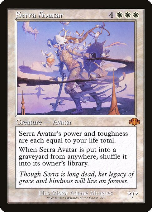 Dominaria Remastered - 272 - Serra Avatar - Mythic - W - Non-foil