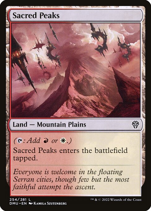 Dominaria United - 254 - Sacred Peaks - Common - C - Non-foil