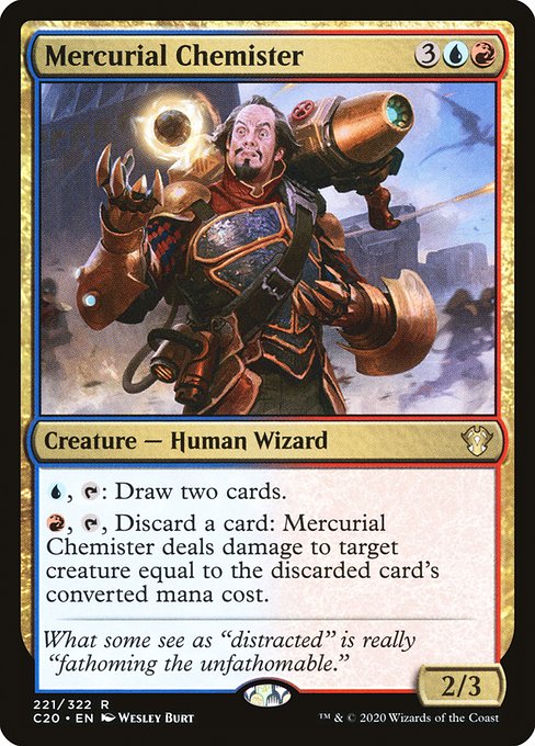 Commander 2020 - 221 - Mercurial Chemister - Rare - UR - Non-foil