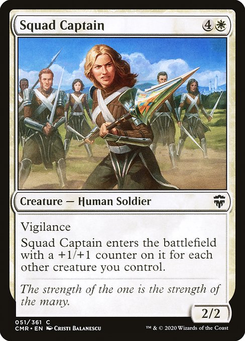 Commander Legends - 51 - Squad Captain - Common - W - Non-foil