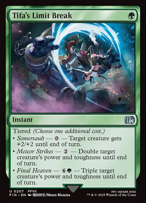 Final Fantasy - 207 - Tifa's Limit Break - Uncommon - G - Foil