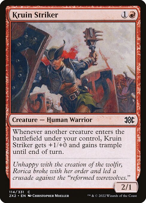 Double Masters 2022 - 114 - Kruin Striker - Common - R - Foil