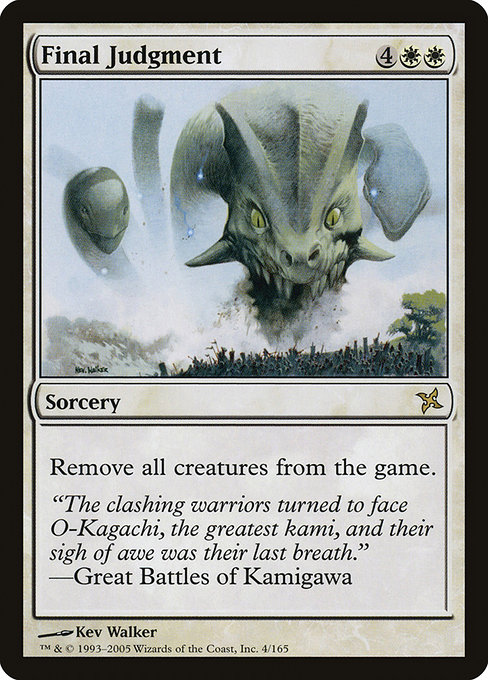 Betrayers of Kamigawa - 4 - Final Judgment - Rare - W - Non-foil
