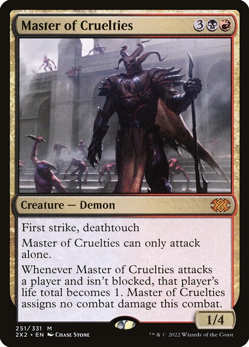 Double Masters 2022 - 251 - Master of Cruelties - Mythic - BR - Non-foil