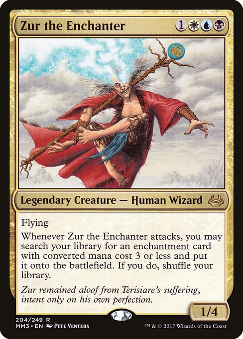 Modern Masters 2017 - 204 - Zur the Enchanter - Rare - Multi - Non-foil