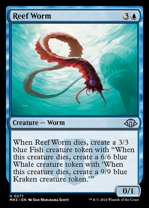 Modern Horizons 3 - 271 - Reef Worm - Uncommon - U - Non-foil
