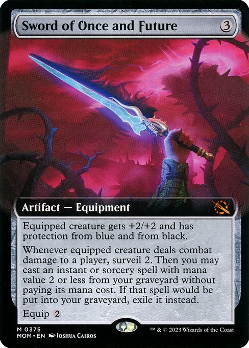 March of the Machine - 375 - Sword of Once and Future - Mythic - C - Non-foil