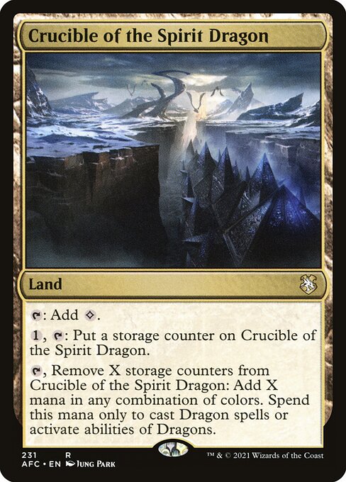 Forgotten Realms Commander - 231 - Crucible of the Spirit Dragon - Rare - C - Non-foil