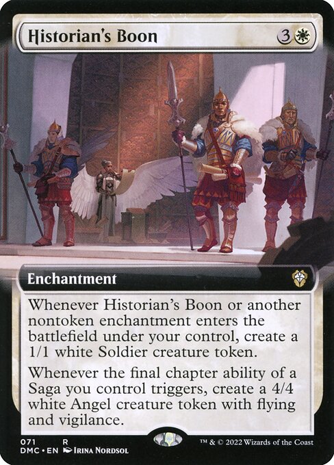 Dominaria United Commander - 71 - Historian's Boon - Rare - W - Non-foil