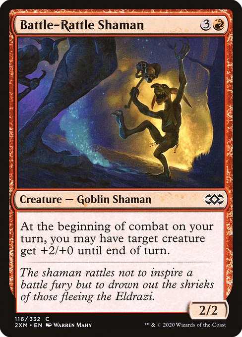Double Masters - 116 - Battle-Rattle Shaman - Common - R - Non-foil