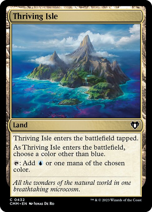 Commander Masters - 432 - Thriving Isle - Common - C - Non-foil