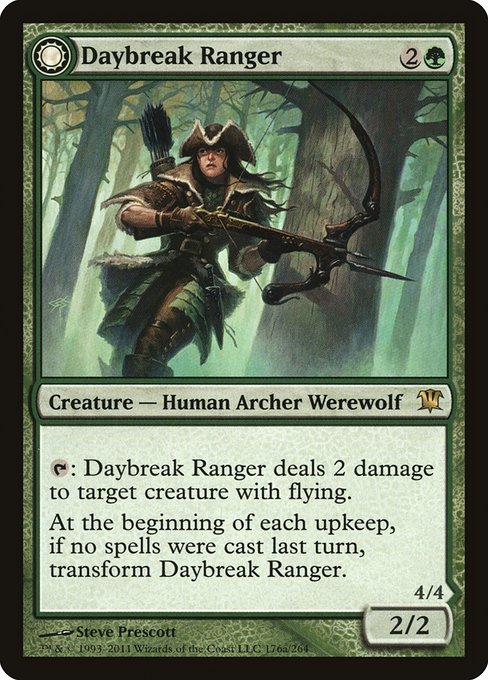 Innistrad - 176 - Daybreak Ranger // Nightfall Predator - Rare - C - Non-foil