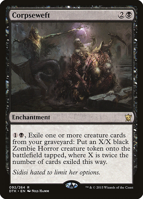 Dragons of Tarkir - 92 - Corpseweft - Rare - B - Non-foil