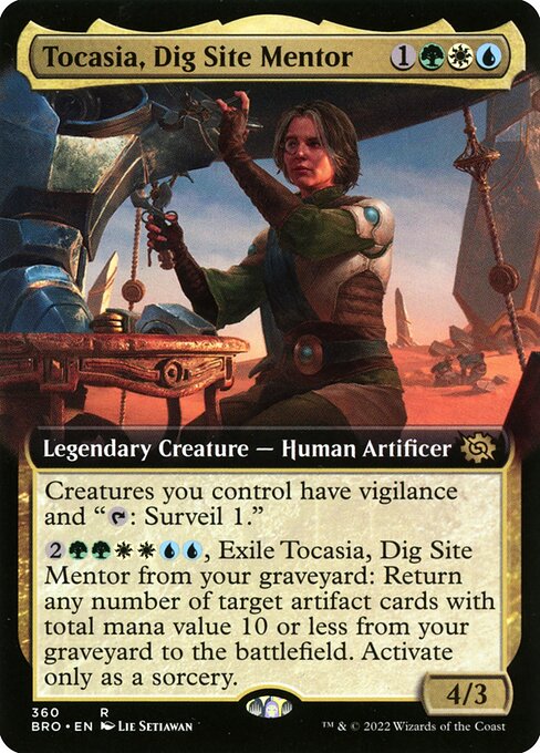 The Brothers' War - 360 - Tocasia, Dig Site Mentor - Rare - Multi - Non-foil