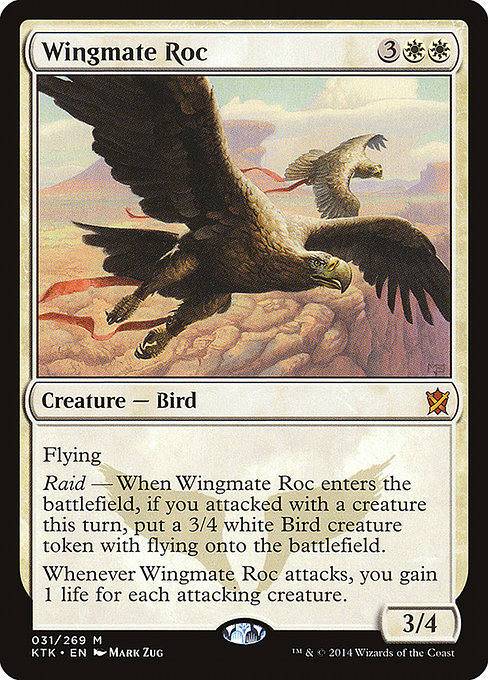 Khans of Tarkir - 31 - Wingmate Roc - Mythic - W - Non-foil