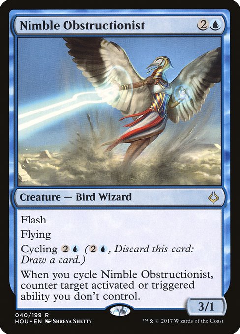 Hour of Devastation - 40 - Nimble Obstructionist - Rare - U - Non-foil
