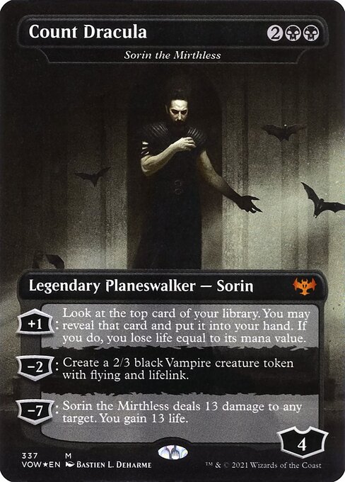 Innistrad: Crimson Vow - 337 - Sorin the Mirthless - Mythic - B - Foil