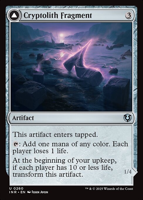 Innistrad Remastered - 260 - Cryptolith Fragment // Aurora of Emrakul - Uncommon - C - Non-foil