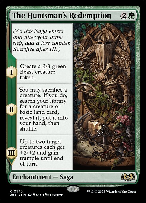 Wilds of Eldraine - 176 - The Huntsman's Redemption - Rare - G - Non-foil